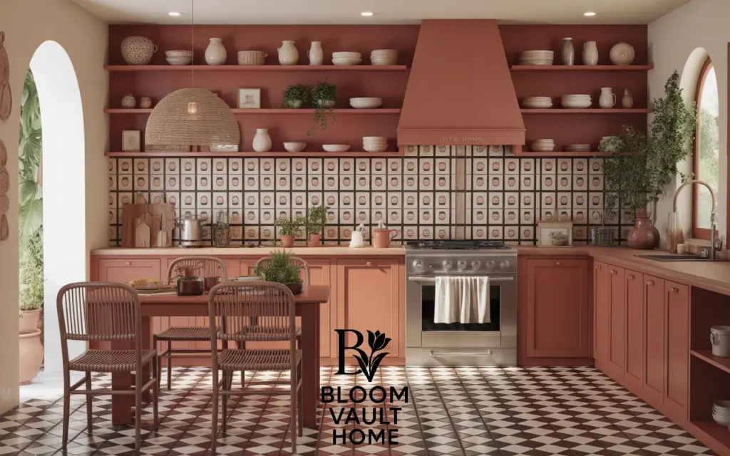 Bohemian Terracotta with Pattern Mixing