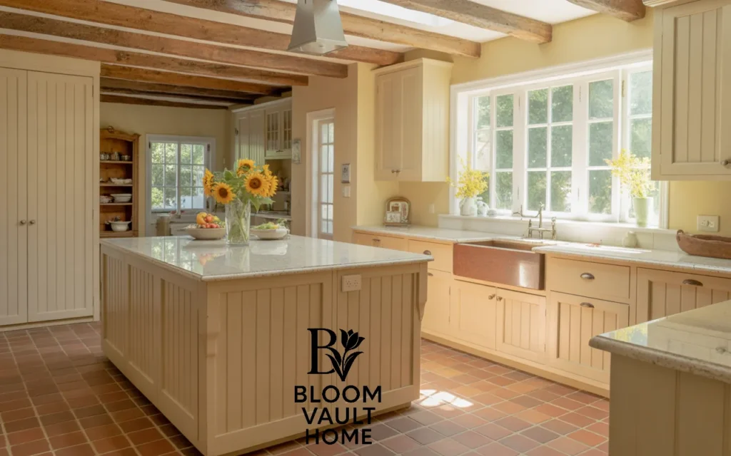 Cottage Terracotta Tile Kitchen