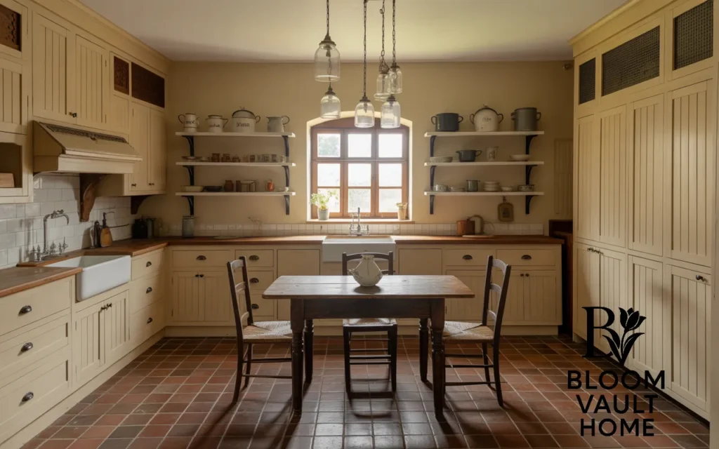 Farmhouse Terracotta Tile Kitchen
