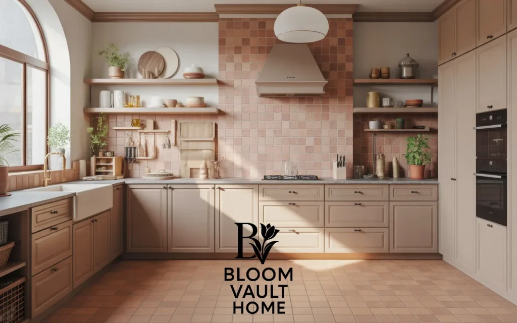 Floor-to-Ceiling Terracotta Tile