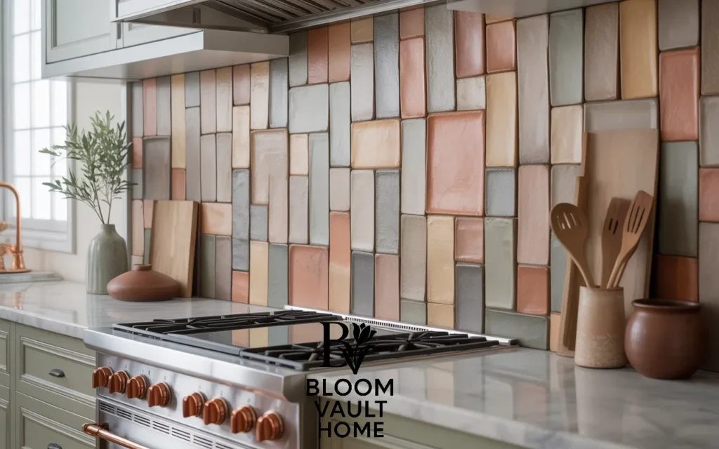 Handmade Clay Tiles in Irregular Cuts