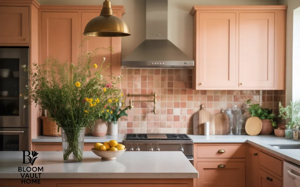 Light Terracotta and Brass Pairing