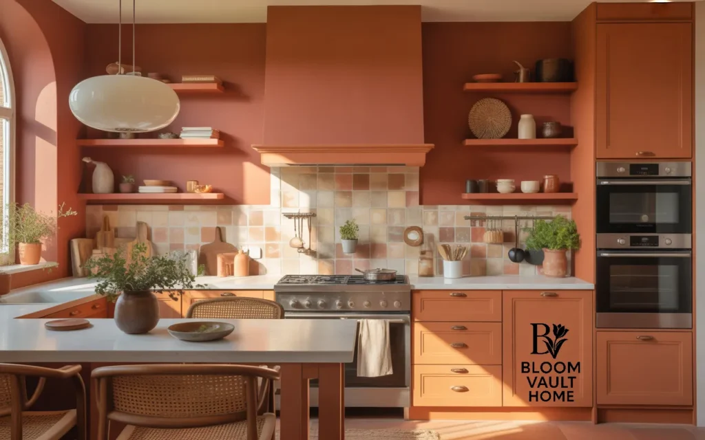 Modern Farmhouse with Terracotta Accents