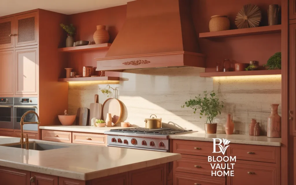 Terracotta Range Hood Cover