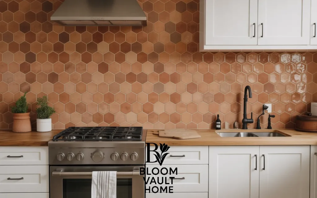 Terracotta Subway Tiles for a Modern Backsplash