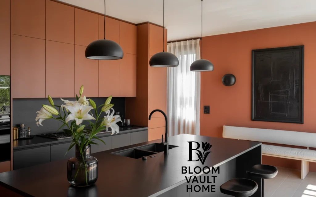 Terracotta and Black for Modern Drama