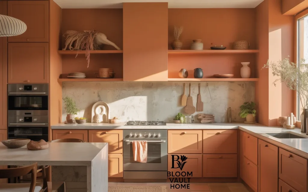 Terracotta and Concrete Fusion