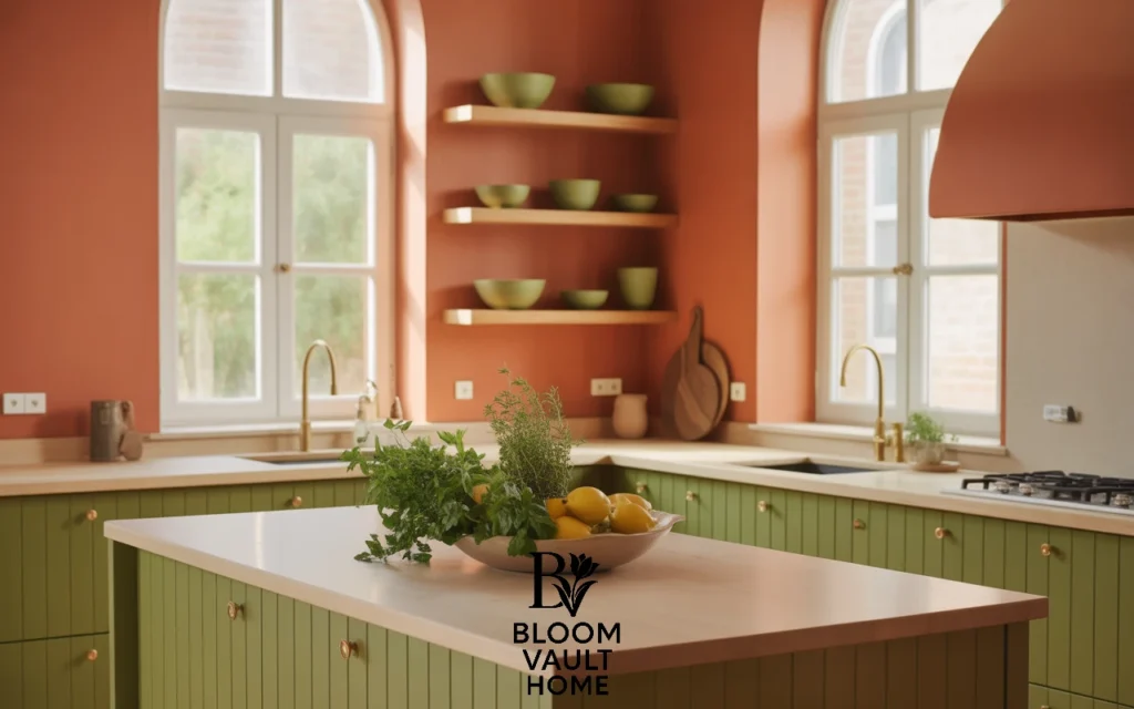 Terracotta and Olive Green for an Earthy Vibe