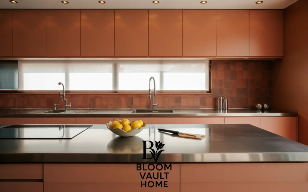 Terracotta and Stainless Steel Combo