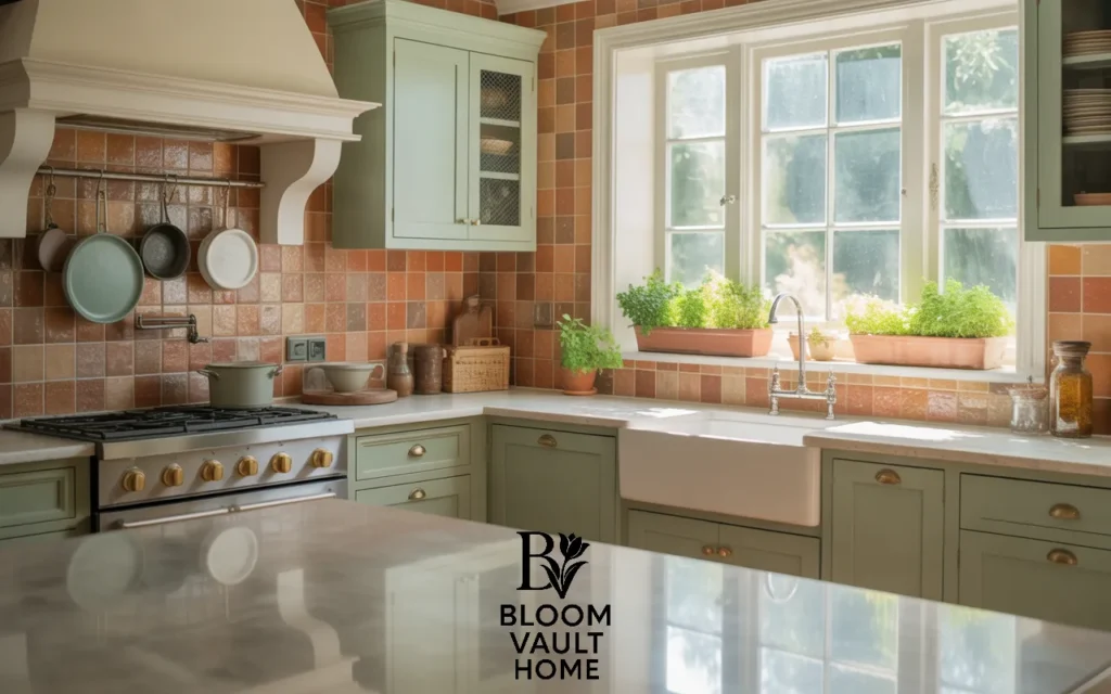 Terracotta and Sage Green for Serenity