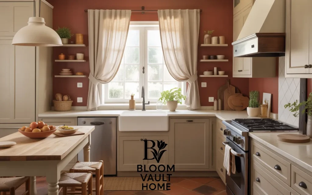 Terracotta with Neutral Tones for Balance