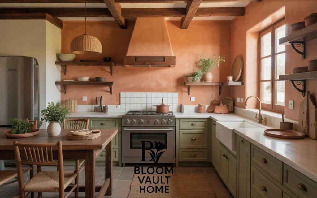 Textured Terracotta Plaster for Rustic Charm