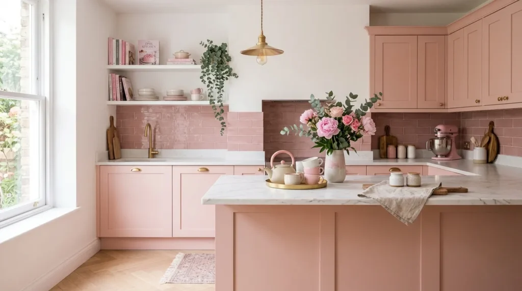 25 Pink Kitchen Decor Ideas That Add Charm & Style