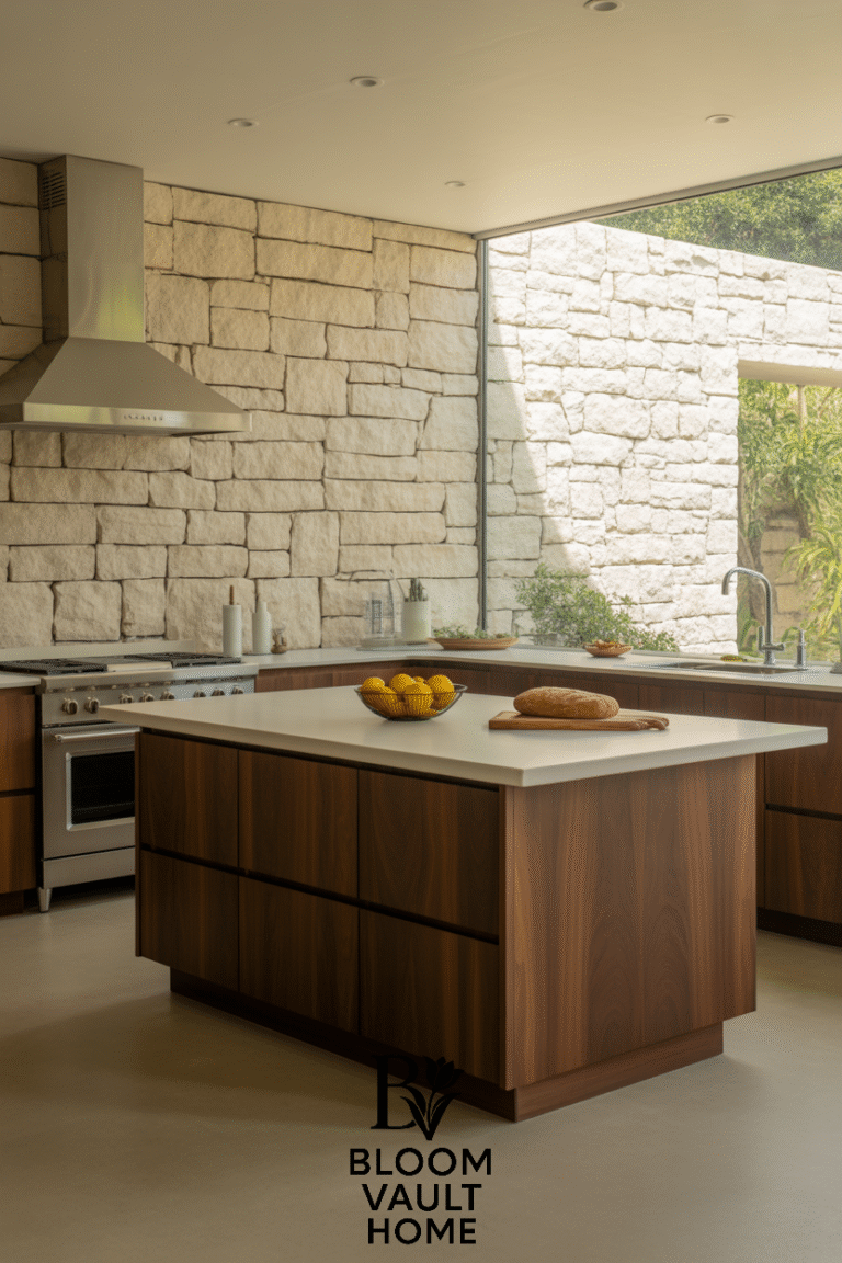 Stone Wall Kitchen