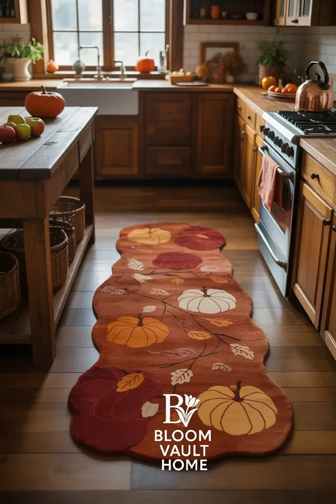 Add a Seasonal Rug or Runner
