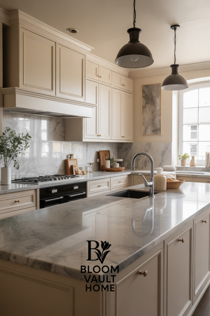 Classic Stone Benchtop Kitchen