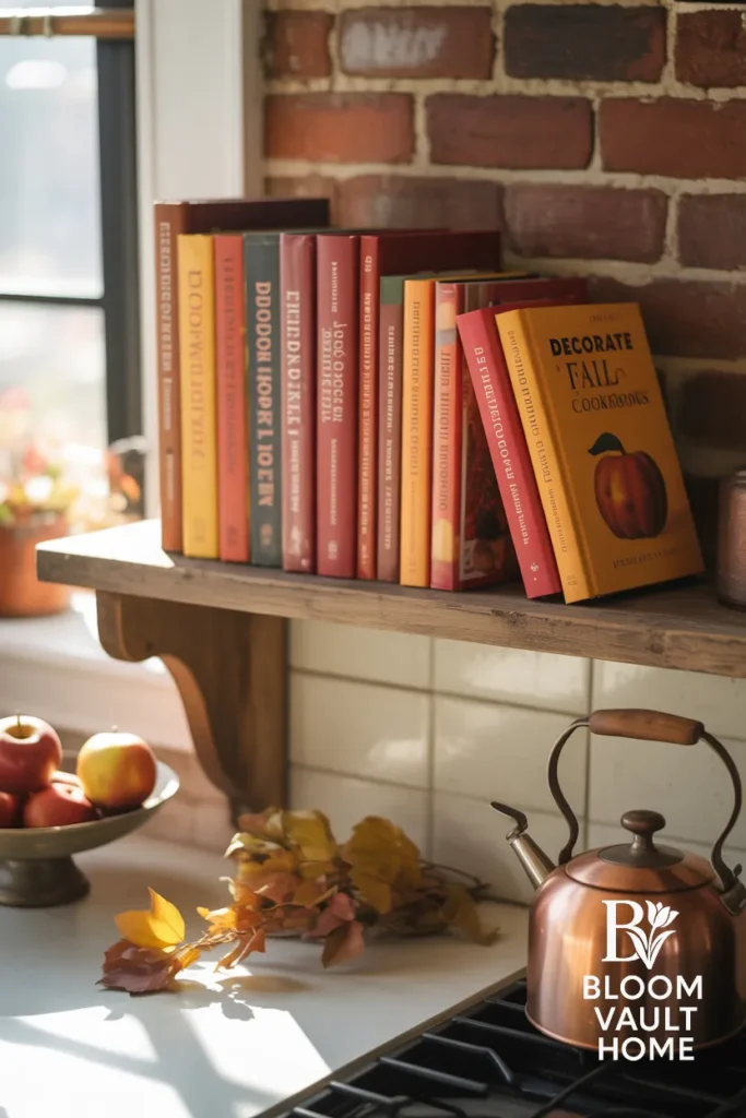 Decorate with Fall Cookbooks