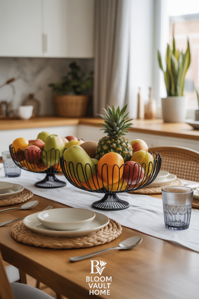 Fruit Bowls as Centerpieces