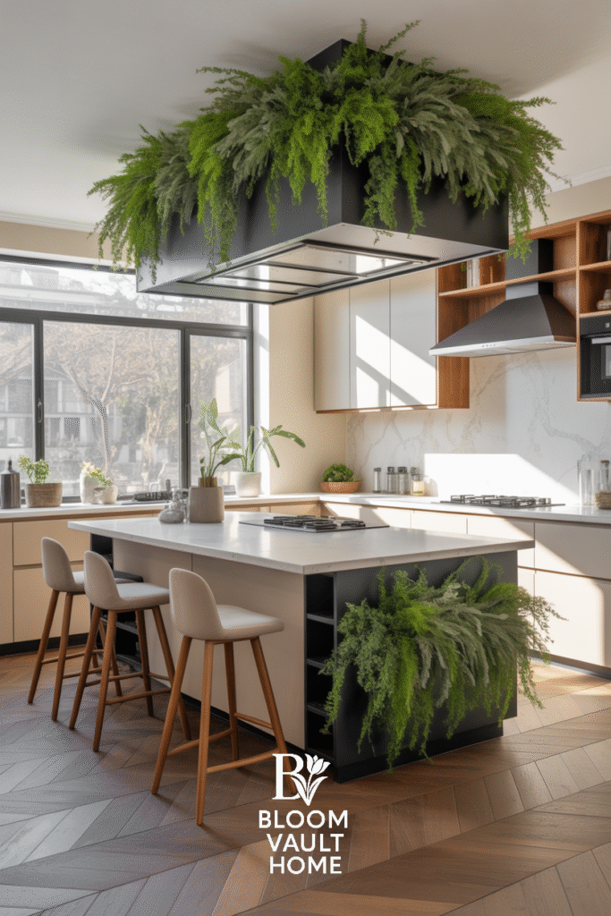 Greenery in Planters