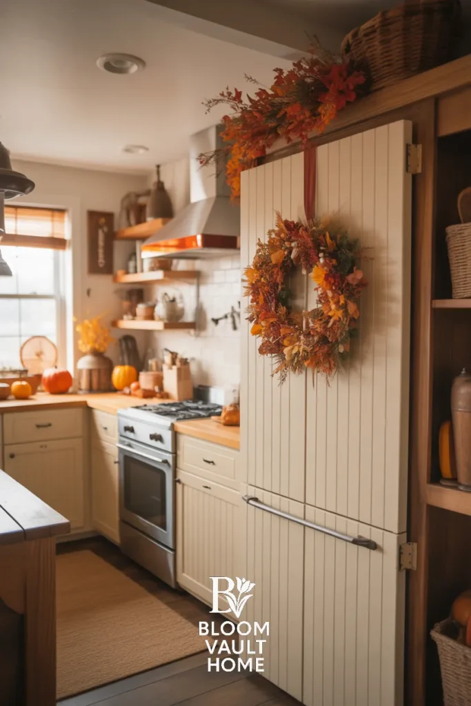 Hang a Seasonal Wreath on Your Pantry Door