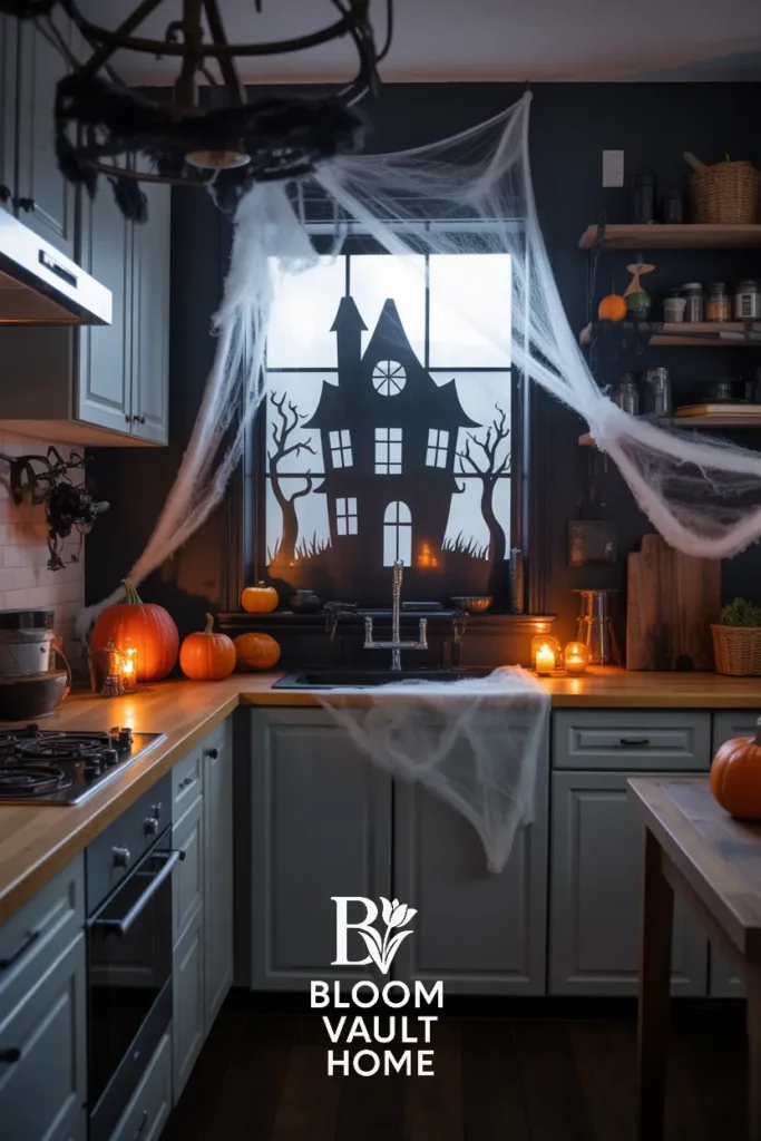 Haunted House Silhouette