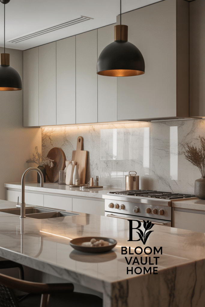 Mediterranean Stone Benchtop Kitchen