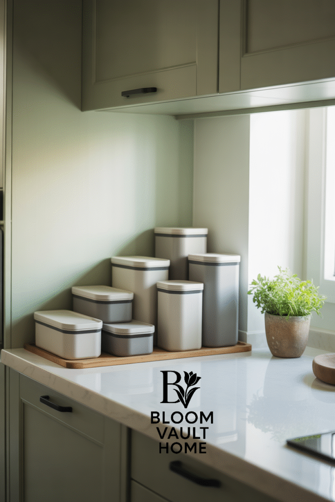 Opt for Stackable Containers