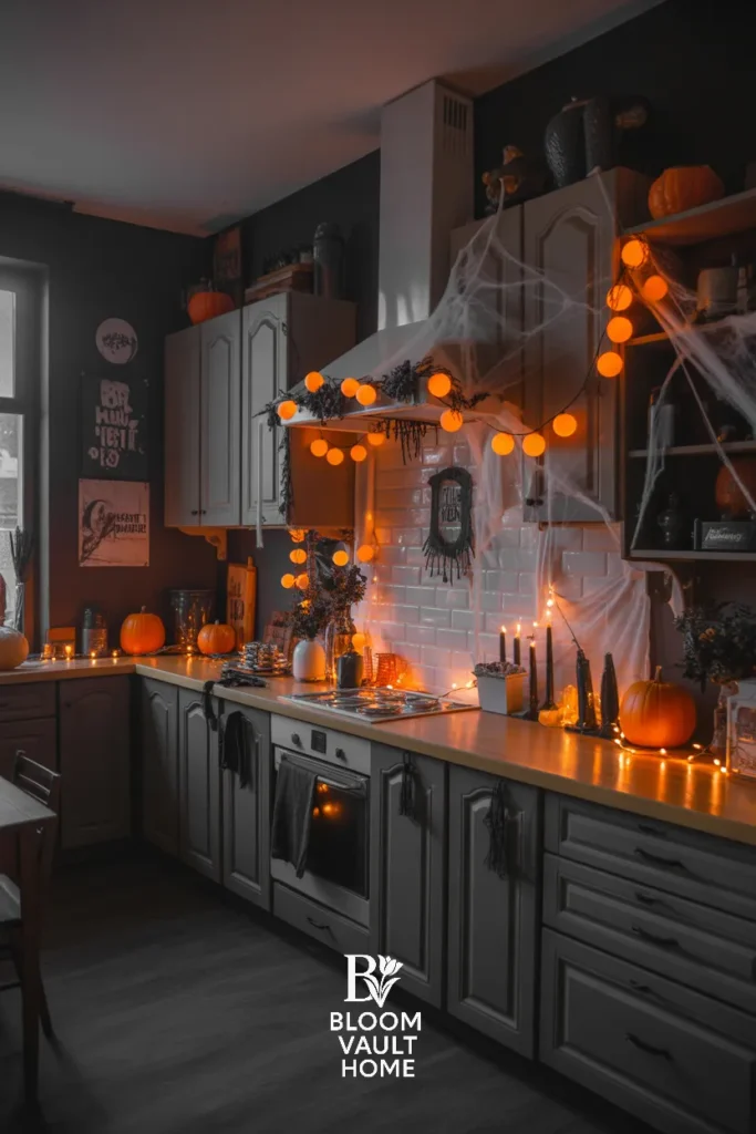 Orange String Lights