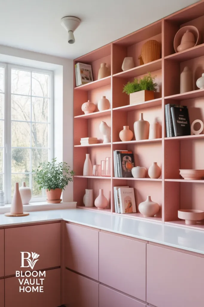 Pink Shelving Units