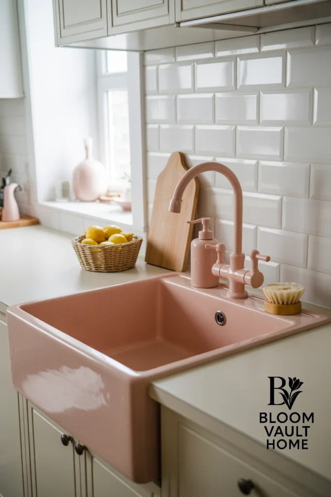 Pink Sink Accessories