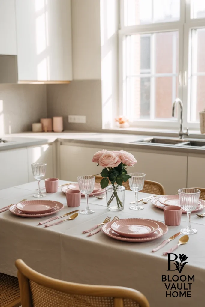 Pink Tableware