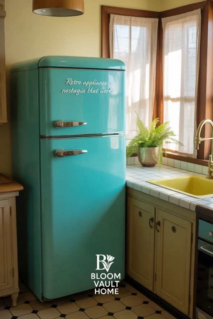 Retro Appliances, Vintage Kitchen Decor Ideas