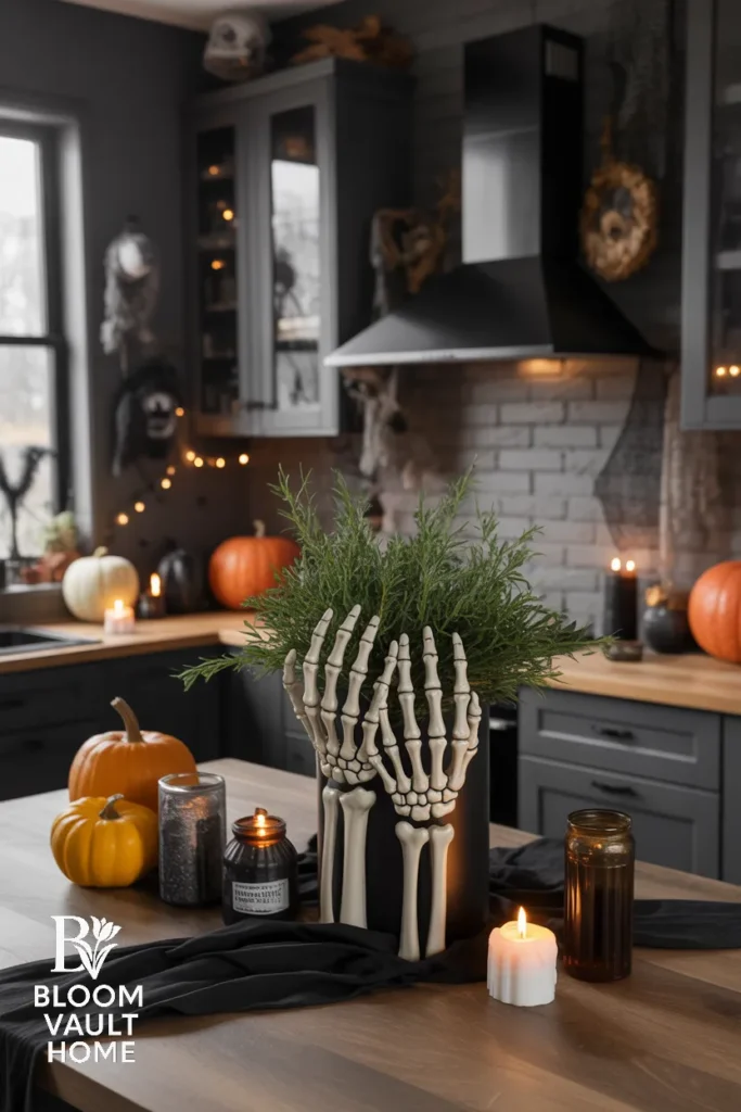 Skeleton Hands Vases