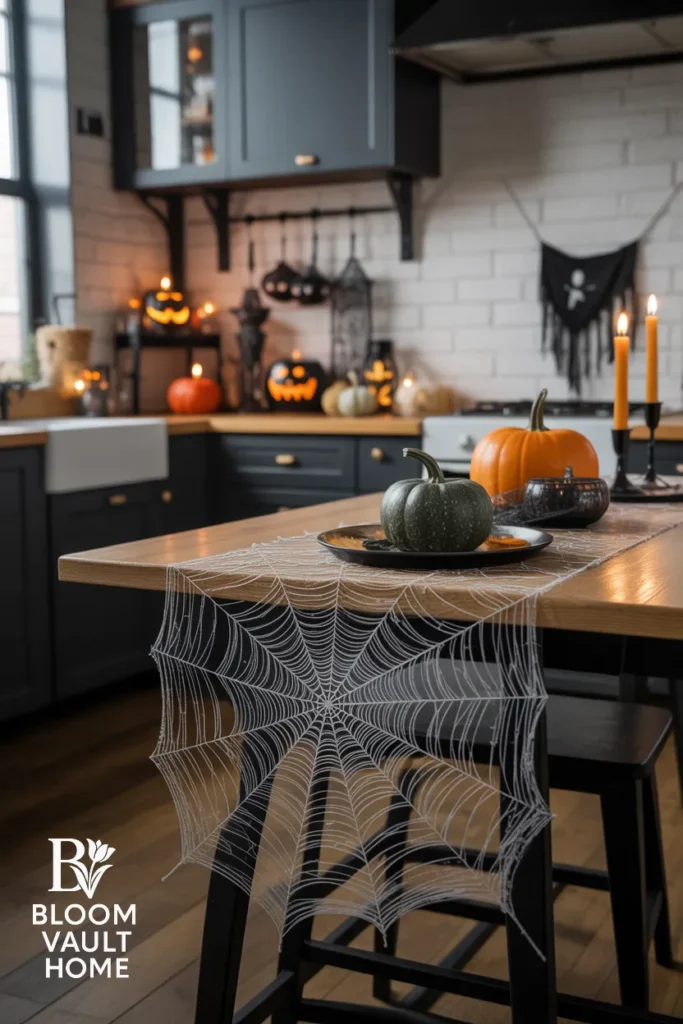 Spider Web Table Runner