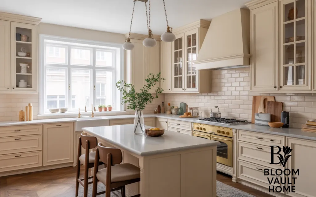 Textured Stone Backsplash for a Tactile Focal Point