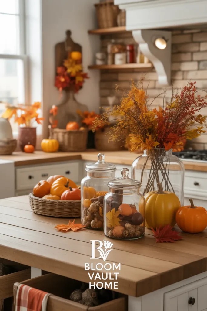 Use Apothecary Jars for Fall Fillers