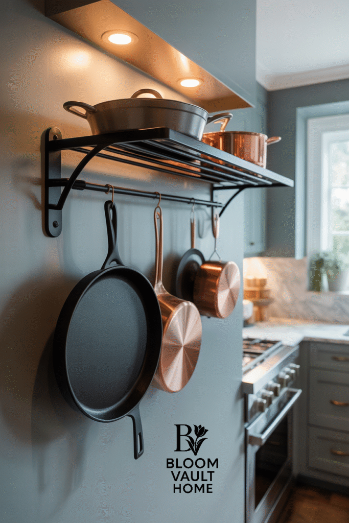 Wall Mounted Pot Racks