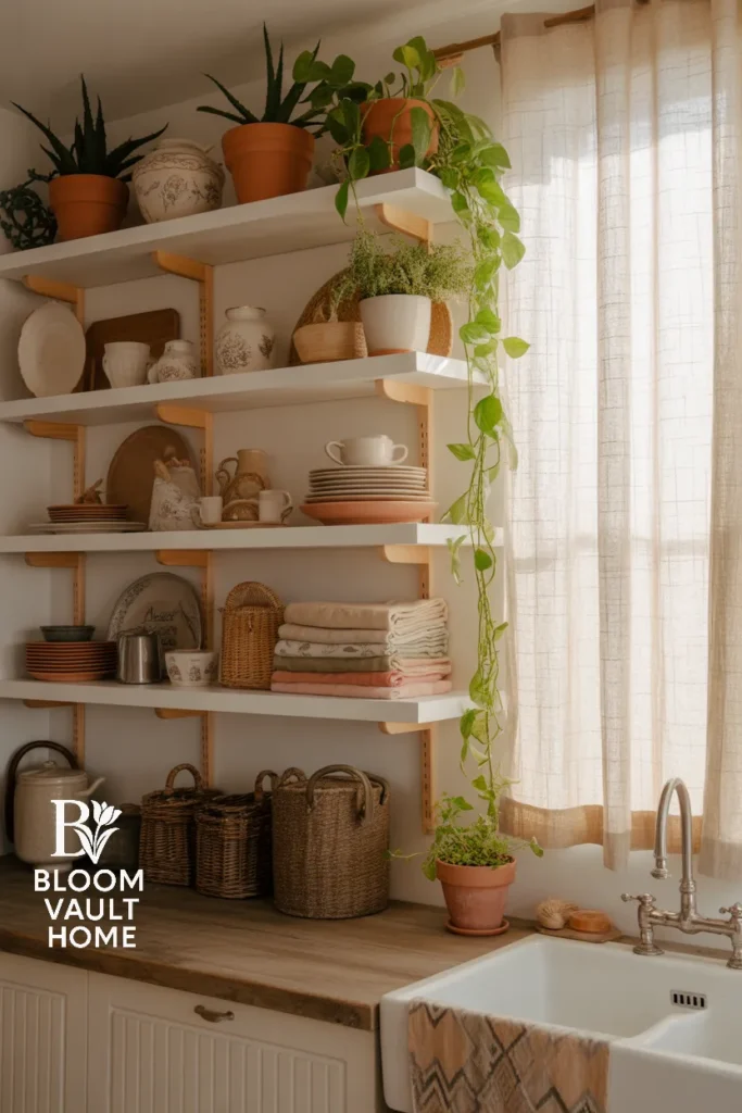 Open Shelves aCurated Displays