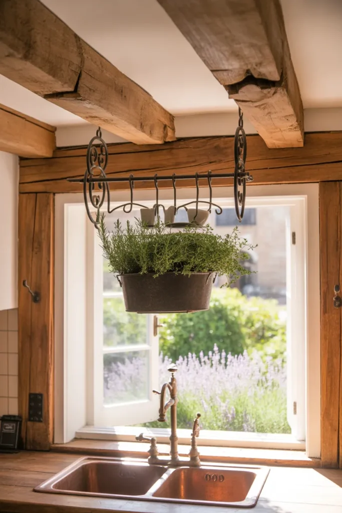 Rustic Wooden Beams for Old-World Character