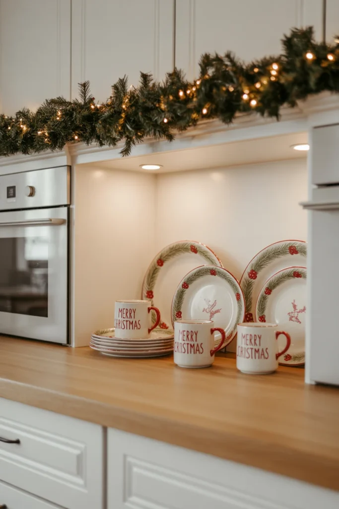 Seasonal Dishware Display